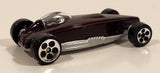 1999 McDonald's Hot Wheels Street Raptor Maroon Dark Red Die Cast Toy Car Vehicle