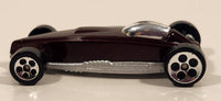 1999 McDonald's Hot Wheels Street Raptor Maroon Dark Red Die Cast Toy Car Vehicle