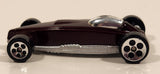 1999 McDonald's Hot Wheels Street Raptor Maroon Dark Red Die Cast Toy Car Vehicle