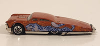 2005 Hot Wheels Wild Cats Slikt Back Orange Die Cast Toy Car Vehicle