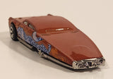 2005 Hot Wheels Wild Cats Slikt Back Orange Die Cast Toy Car Vehicle