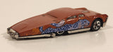 2005 Hot Wheels Wild Cats Slikt Back Orange Die Cast Toy Car Vehicle