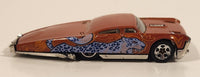 2005 Hot Wheels Wild Cats Slikt Back Orange Die Cast Toy Car Vehicle