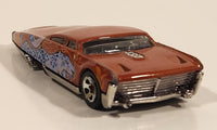 2005 Hot Wheels Wild Cats Slikt Back Orange Die Cast Toy Car Vehicle