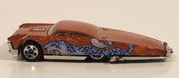 2005 Hot Wheels Wild Cats Slikt Back Orange Die Cast Toy Car Vehicle