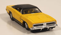 2007 Hot Wheels G-Machines: Pure Vision (Series 1) '69 Dodge Charger Yellow with Black Roof 1/50 Scale Die Cast Toy Car Vehicle