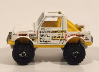1998 Hot Wheels Mixed Signals Street Roader White Die Cast Toy Car Vehicle