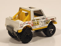 1998 Hot Wheels Mixed Signals Street Roader White Die Cast Toy Car Vehicle