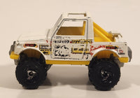 1998 Hot Wheels Mixed Signals Street Roader White Die Cast Toy Car Vehicle