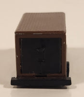 1976 Hot Wheels Letter Getter Mail Truck Painted Brown Die Cast Toy Car Delivery Vehicle