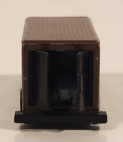 1976 Hot Wheels Letter Getter Mail Truck Painted Brown Die Cast Toy Car Delivery Vehicle