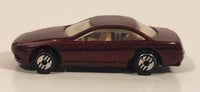 1995 Hot Wheels Lexus SC400 Metallic Burgundy Die Cast Toy Car Vehicle