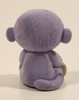 TY Mini Boos Blueberry The Monkey 2 1/8" Fuzzy Plastic Toy Figure