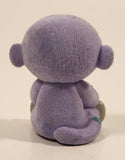 TY Mini Boos Blueberry The Monkey 2 1/8" Fuzzy Plastic Toy Figure
