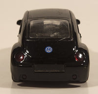 1998 New Ray Speedy Power Volkswagen New Beetle Black 1/32 Scale Pull Back Die Cast Toy Car Vehicle with Opening Doors