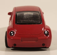 1998 New Ray Speedy Power Volkswagen New Beetle Red 1/32 Scale Pull Back Die Cast Toy Car Vehicle with Opening Doors