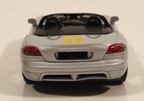 Burago Dodge Viper SRT10 Coupe Silver with Yellow Stripes 1/43 Scale Pull Back Die Cast Toy Car Vehicle