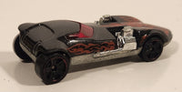 2010 Hot Wheels Race World: Volcano Twin Mill Black w/ Red Flames Die Cast Toy Car Vehicle
