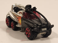 2004 Hot Wheels Chrome Burnerz XS-IVE Black and Chrome Off-Roading Die Cast Toy Racing Car Vehicle