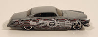2005 Hot Wheels Fish'd & Chip'd Flat Grey Die Cast Toy Car Vehicle