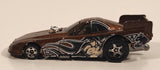 2005 Hot Wheels Wild Cats Mustang Funny Car Metallic Brown Die Cast Toy Race Car Vehicle with Lifting Body