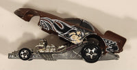 2005 Hot Wheels Wild Cats Mustang Funny Car Metallic Brown Die Cast Toy Race Car Vehicle with Lifting Body