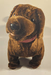 2000 MGA Me & My Shadow Dark Brown Dog Sound Voice Recognition Walking Talking 16" Stuffed Plush Toy