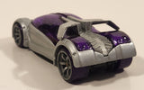 2005 McDonald's Hot Wheels AcceleRacers Iridium Silver Die Cast Toy Car Vehicle