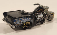 2012 Hot Wheels HW City Works Boss Hoss Motorcycle Black Die Cast Toy Car Vehicle