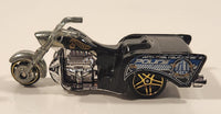 2012 Hot Wheels HW City Works Boss Hoss Motorcycle Black Die Cast Toy Car Vehicle
