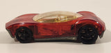 2009 Hot Wheels Racing Rigs Phastasm Transparent Red Die Cast Toy Car Vehicle