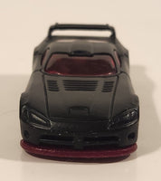 2005 Hot Wheels Dodge Viper GTS-R Flat Black Die Cast Toy Car Vehicle