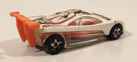 2004 Hot Wheels Track Aces HW Prototype 12 White Die Cast Toy Car Vehicle