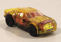 2005 Hot Wheels First Editions: X‑Raycers Stockar Transparent Clear Yellow Die Cast Toy Car Vehicle