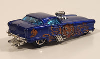 2005 Hot Wheels Wild Cats Metrorail 1950s Nash Metropolitan Blue Die Cast Toy Car Vehicle