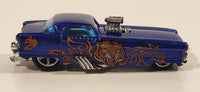 2005 Hot Wheels Wild Cats Metrorail 1950s Nash Metropolitan Blue Die Cast Toy Car Vehicle