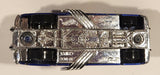 2005 Hot Wheels Wild Cats Metrorail 1950s Nash Metropolitan Blue Die Cast Toy Car Vehicle