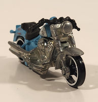 2014 Hot Wheels HW Workshop: HW Garage H-D Harley Davidson Fat Boy Motorcycle Turquoise Die Cast Toy Car Vehicle