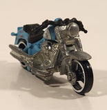 2014 Hot Wheels HW Workshop: HW Garage H-D Harley Davidson Fat Boy Motorcycle Turquoise Die Cast Toy Car Vehicle