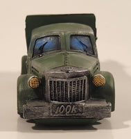 Sabre Truck Green Resin 4 1/4" Vehicle Car Model Ornament