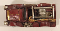 Sabre Fire Truck Red Resin 4" Vehicle Car Model Ornament