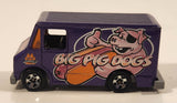 2005 Hot Wheels Asphalt Jungle Combat Medic Delivery Truck Van Purple Die Cast Toy Car Vehicle