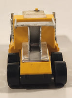 Vintage Tonka 131 GMC Semi Truck Big Rig Teal Yellow and White Pressed Steel Toy Vehicle wtih Spoiler