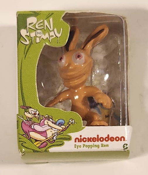 Zuru Mini Brands Nickelodeon Ren and Stimpy Eye Popping Ren 7/8" Tiny Miniature Plastic Toy In Box