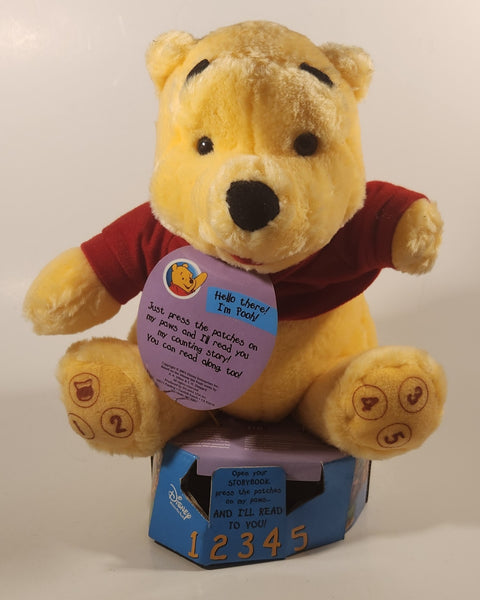 2003 Disney Enterprises Winnie The Pooh Talking 9" Plush Stuffed Toy New with Tags and Base