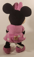 Disney Minnie Mouse Pink Polka Dot Dress 12" Bendable Poseable Plush Stuffed Toy 10656