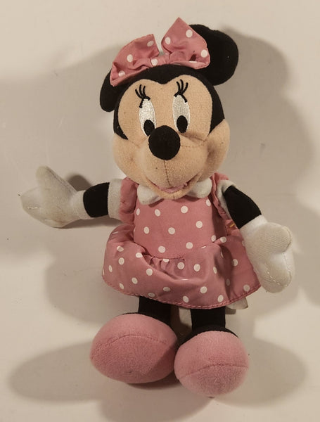 disney 8 minnie mouse in pink dress plush Disney 8" Minnie Mouse in Pink Dress Plush