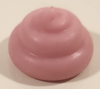 Pink Poo Swirl 5/8" Tall Squishy Toy Figure
