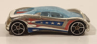 2008 Hot Wheels Daredevil Crash Nitrium Chrome Die Cast Toy Car Vehicle