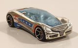 2008 Hot Wheels Daredevil Crash Nitrium Chrome Die Cast Toy Car Vehicle